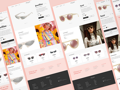 Product page | Alain Mikli online store design proposal alain mikli design ecommerce ecommerce design ecommerce shop eyeglasses ecommerce product page product page design shop online sunglasses ui ui design