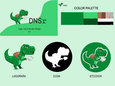 DSNr branding color palette colorful design graphic graphic design icon illustration illustrator logo sticker ui
