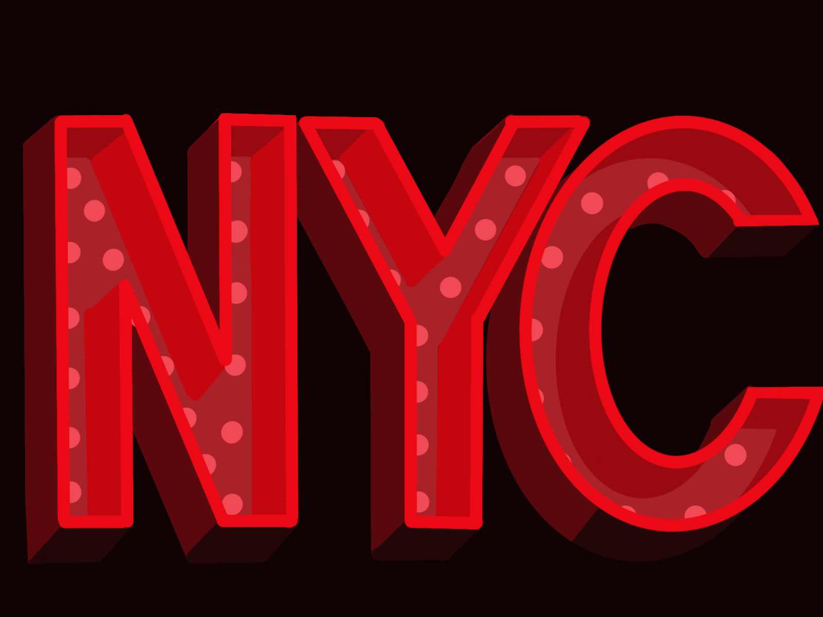 City of Lights animation branding colorful design gif graphic graphic design icon illustration illustrator lettering logo new york city nyc typogaphy ux