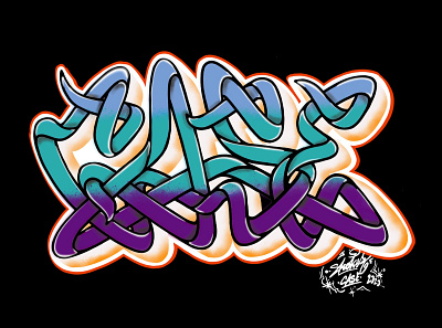 Case graffiti gift by shoker artwork design graffiti graffiti digital illustration lettering line style mural sketch typography