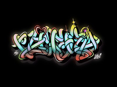 Victoria Graffiti digital artwork design graffiti graffiti digital illustration lettering mural sketch