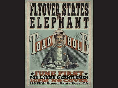Elephant • TH Poster concert poster design logo poster vector