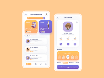 medical app concept by Mahdi Barmaki on Dribbble