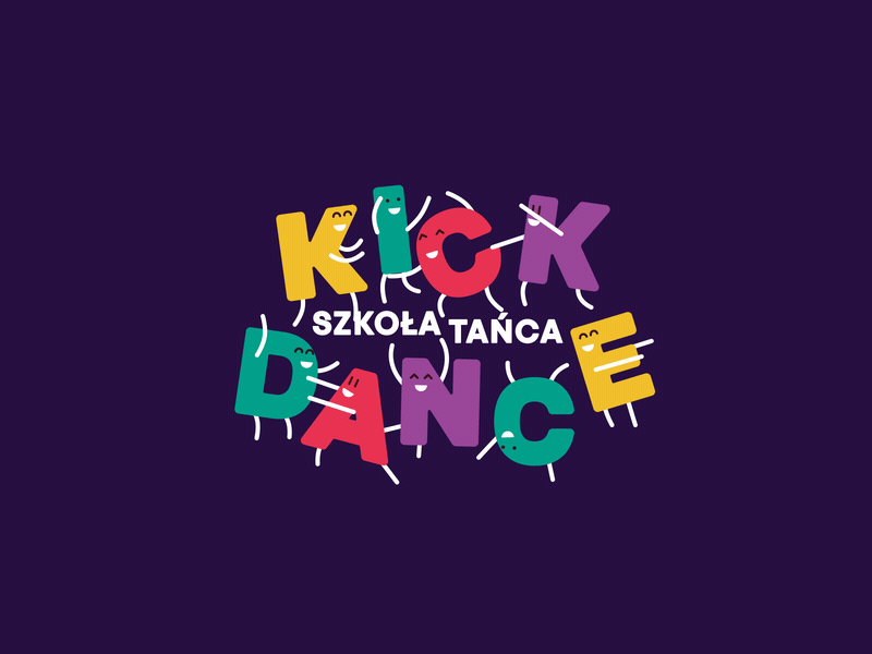 KICK DANCE PARTY_! 2d animation animation 2d character dance design illustration kick logo rig sweet vector