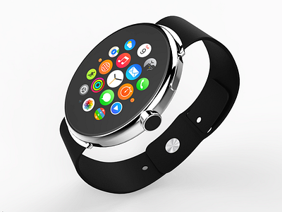 What If Apple Watch Was Round? applewatch concept watch