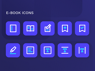 E-book Icons