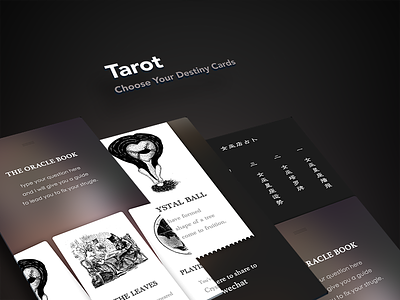 Tarot app tools ui