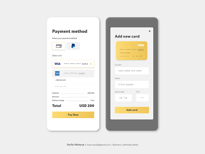 Daily UI #002 - Credit Card Checkout app app design clean credit card checkout dailyui design ios app job listing job search mobile ui product design ui ui ux uiux user experience user interface ux xd