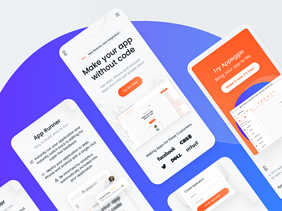 Appeggio - Mobile branding clean design interface iphone iphone x landing page media mobile responsive responsive website ui ux website white