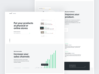 Luna 2 - Landing page for Creators