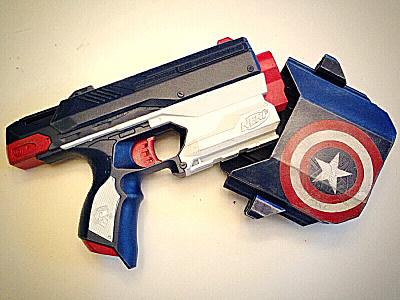 Captain America - Nerf SideStrike captain america nerf