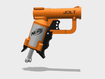 Nerf Jolt - 3D Render. 