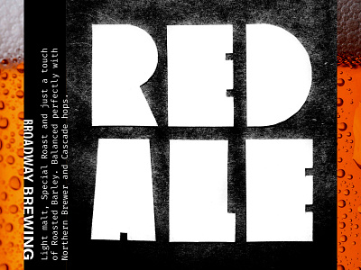 Broadway Brewing: Red Ale