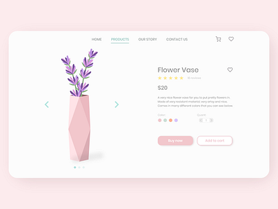 E-commerce landing page adobexd daily 100 challenge daily ui daily ui 012 dailyui illustration ui ui design uidesign vector art vector illustration