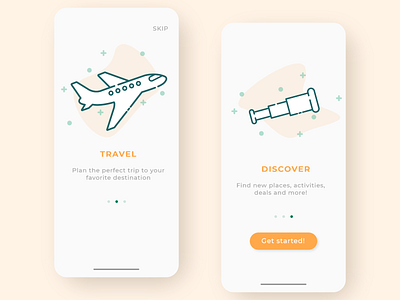 Onboarding daily ui daily ui 023 daily ui challenge flat icon ui on boarding onboarding orange ui ui design