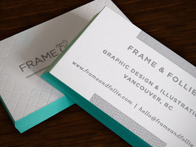 Letterpress Business Cards