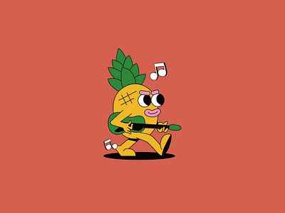 Pineapple loves music