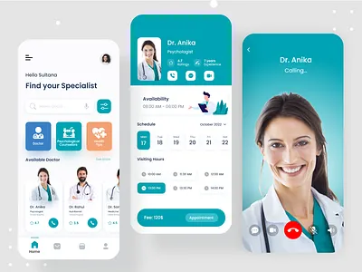 Doctor Consultancy App UI Concept appointment booking consultancy doctor app doctor appoinment doctor appointment doctor consultancy health app healthcare medical medicine mobile app online appointment pharmacy app ui ux