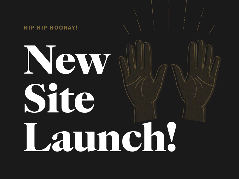 New Site Launch: The Rookies 🙌 3d animation dark gif hands journey launch map portfolio web design website