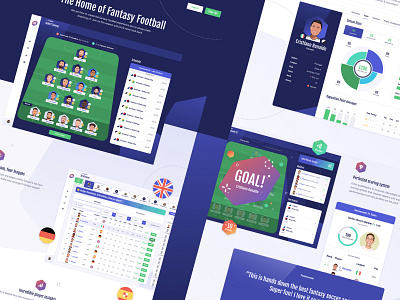 Moonllight: Case Study app behance case study fantasy soccer football interface soccer sports