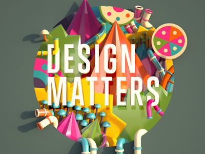 Design Matters 3d computer arts design matters finger industries illustration logo design