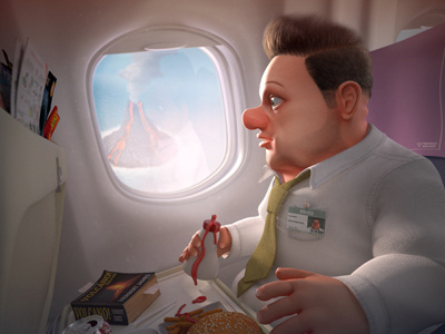 The Passenger 3d 3ds max cg character design finger industries illustration