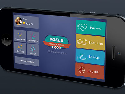 Lobbi animation ae animation app card flat game ios7 logo menu poker