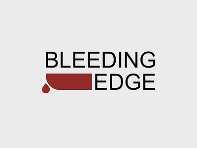 Bleeding Edge design flat icon logo minimal vector