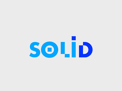 Solid app branding design flat icon logo minimal typography vector web