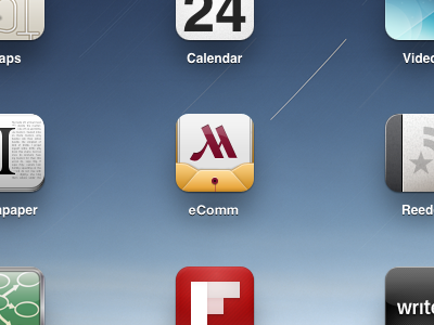 Marriott eComm email folder icon red