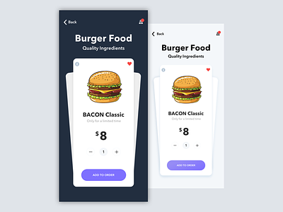 Food App - Home Concept burger chef cook food app ios ios app ios app design