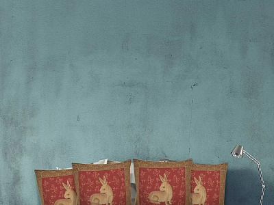 LAPIN DE CLUNY FRENCH PILLOW CUSHION branding design home home decor icon tapestry tapestry cushion wall art