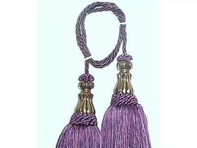 CLASSIC - EGGPLANT DECORATIVE TASSELS