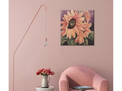 IN BLOOM WALL TAPESTRY STRETCHED