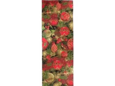CHRISTMAS ORNAMENT RED DECORATIVE TABLE MAT