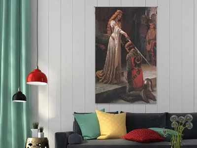 ACCOLADE WITHOUT BORDER BELGIAN WALL TAPESTRY home home decor tapestry wall art