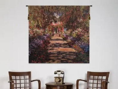 ALLEE DE MONET BELGIAN WALL TAPESTRY