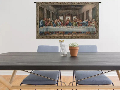THE LAST SUPPER III ITALIAN WALL TAPESTRY branding home decor tapestry tapestry cushion wall art