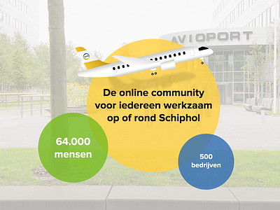 Spot case header airplane case circles community platform schiphol spot statistics swis