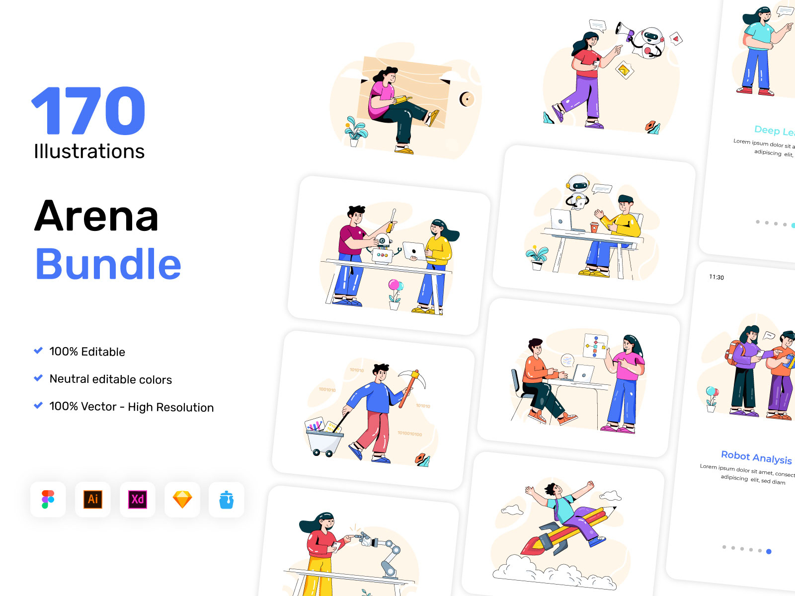 Arena Illustrations By Smashing Stocks On Dribbble