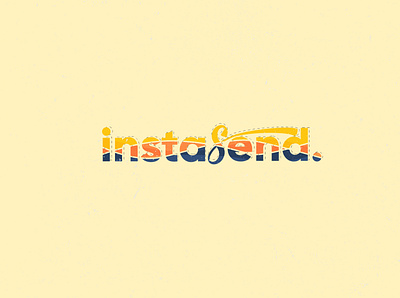 Instasend branding design logo logo design