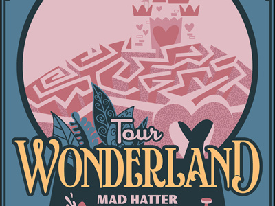 Wonderland alice alice in wonderland disney mad hatter poster queen of hearts travel wonderland