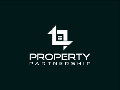 Property Partnership brand branding businesslogo design flat graphic design graphicdesign illustrator logo logodesign logodesigner minimal realestate vector