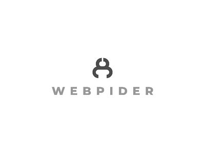 Webpider business flat icon illustrator logo minimal