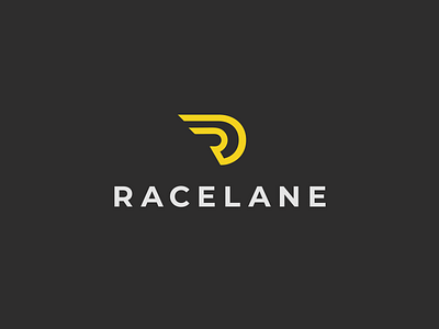 RACELANE branding design flat icon illustration illustrator logo minimal race racing vector