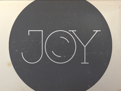 JOY branding joy type typography