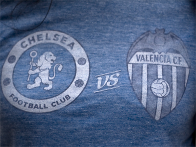 Chelsea FC vs Valencia CF T shirt by Ben Child on Dribbble