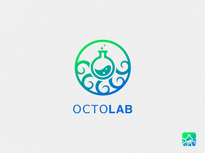 octolab health app logo app logo app logo design branding colorful gradient logo logo logodesign logogram modern logo