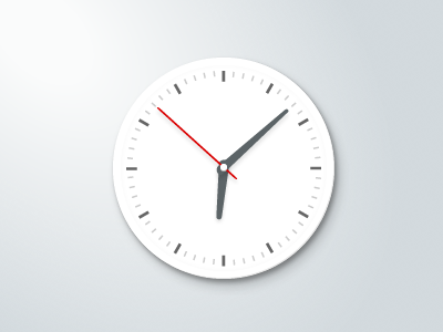 Clock by Cinn on Dribbble