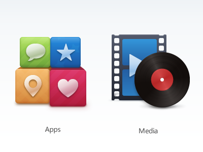 Icons app apps cinn fireworks icon icons media music ui video